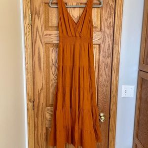 Universal Thread burnt orange dress from Target